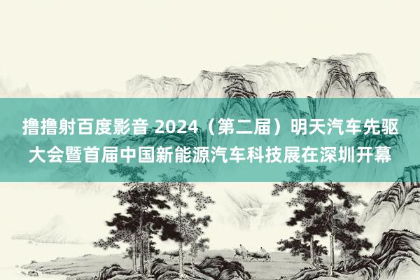 撸撸射百度影音 2024（第二届）明天汽车先驱大会暨首届中国新能源汽车科技展在深圳开幕