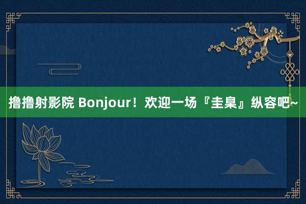 撸撸射影院 Bonjour！欢迎一场『圭臬』纵容吧~