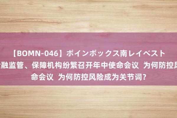 【BOMN-046】ボインボックス南レイベスト 巨乳輪 4時間 金融监管、保障机构纷繁召开年中使命会议  为何防控风险成为关节词？