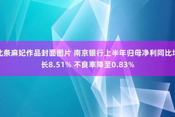 北条麻妃作品封面图片 南京银行上半年归母净利同比增长8.51% 不良率降至0.83%