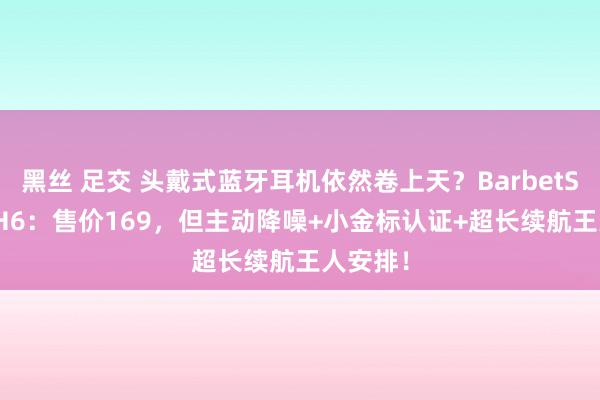 黑丝 足交 头戴式蓝牙耳机依然卷上天？BarbetSound H6：售价169，但主动降噪+小金标认证+超长续航王人安排！